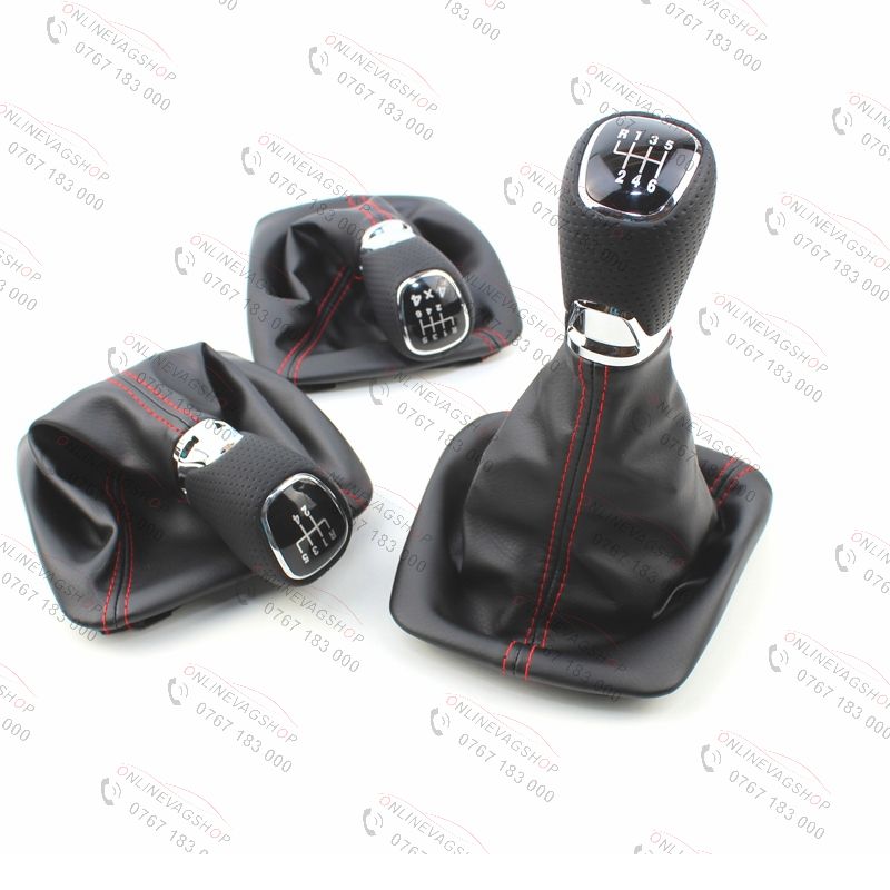 Nuca piele perforata 4x4 Skoda Octavia 2 , Skoda Yeti + manson schimbator